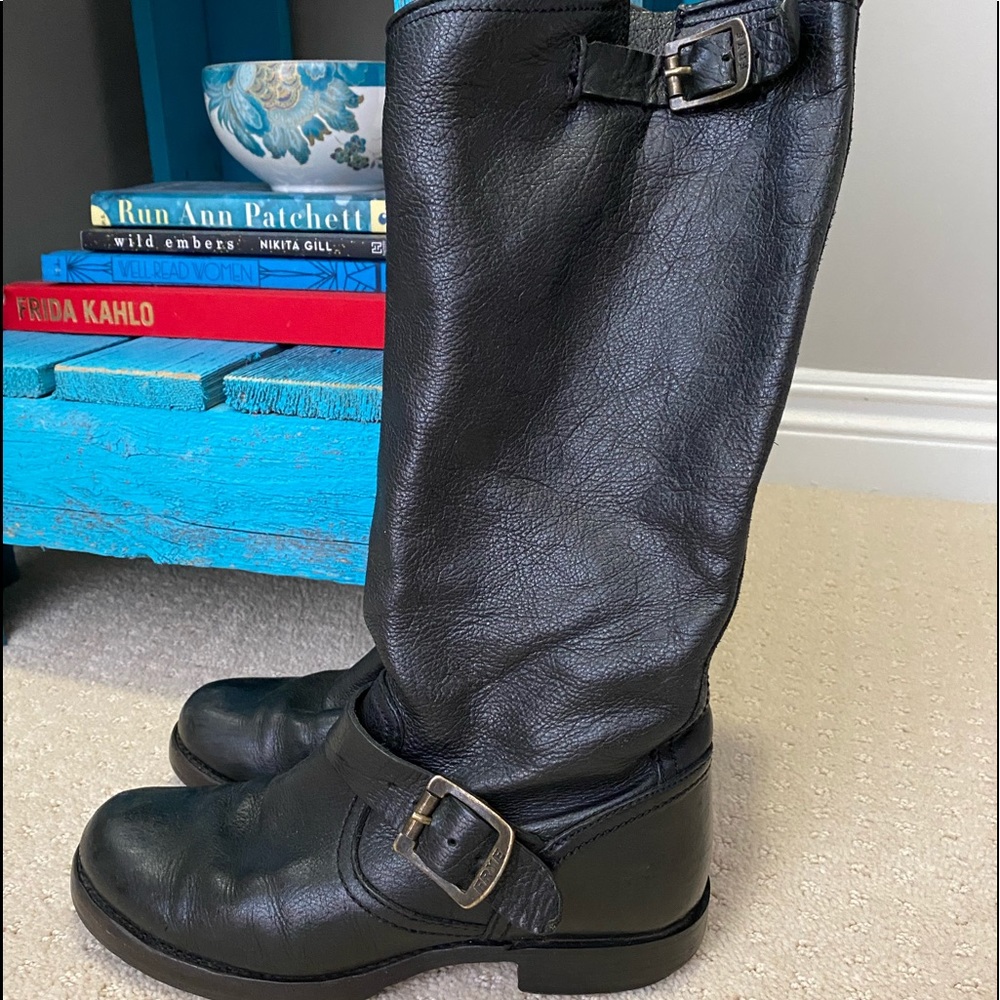 Frye Moto Boots